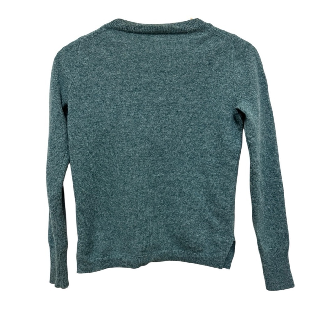J. Crew Women's Blue Crew Neck Sweater Cashmere - Picture 3 of 8